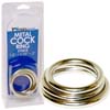 Metal Cock Ring 3-pack